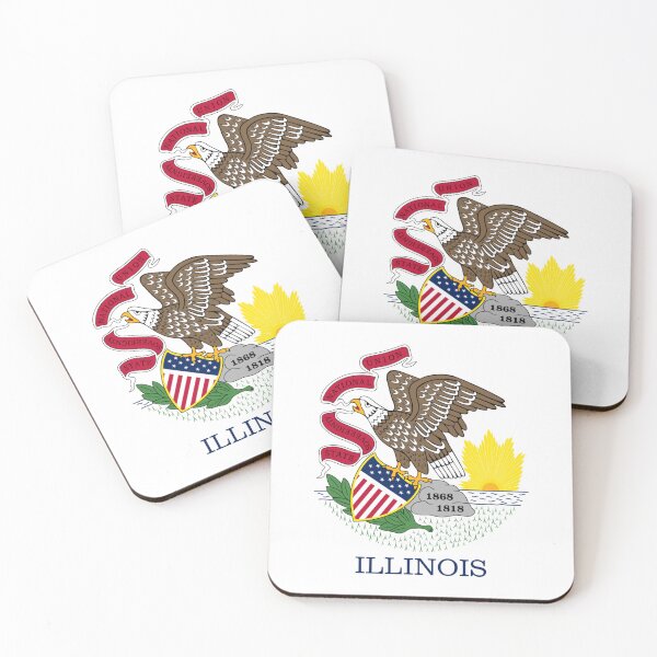 Item preview, Illinois Flag designed and sold by youngVl.