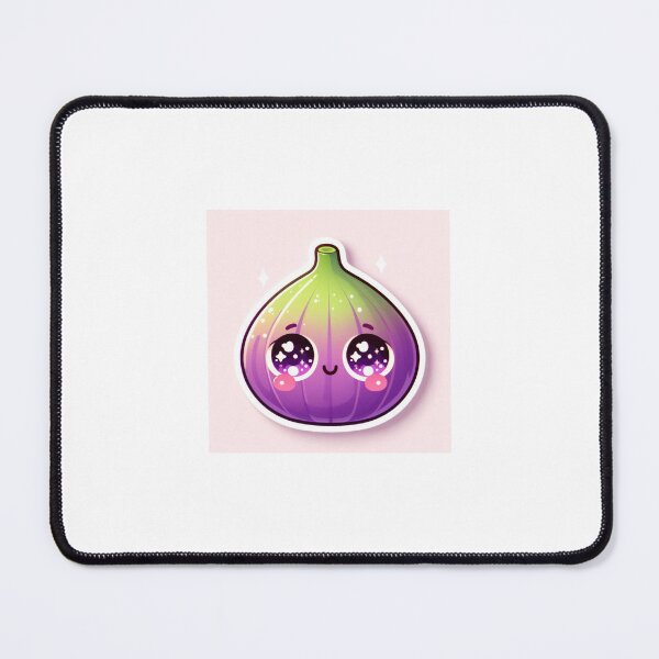 Item preview, Kawaii Fig Fruit Sticker designed and sold by PastelPawsArt.