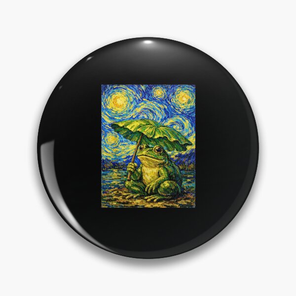 Item preview, Colorful Rain Frog with Leaf Umbrella Whimsical Art designed and sold by Methahshop.