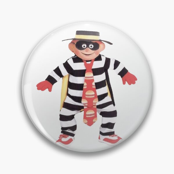 Item preview, McDonalds Hamburglar Mascot Fast Food Sticker designed and sold by GreasyGerbil.