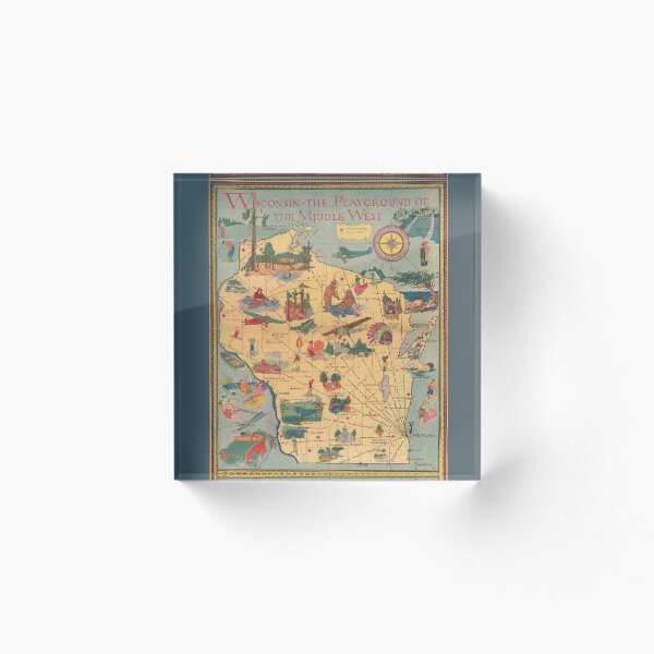 Item preview, Wisconsin: el patio de recreo del Medio Oeste. designed and sold by HiddenWalnuts.