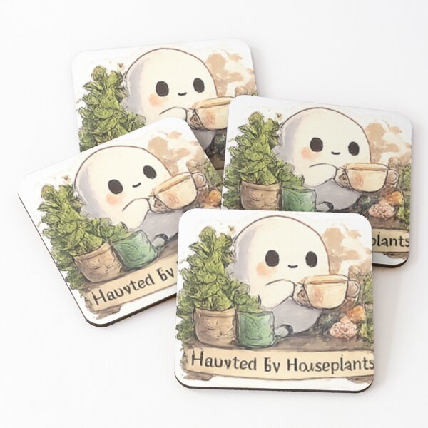 Item preview, Cute Plant Lover Ghost Drinking Tea designed and sold by GUINewAlex.
