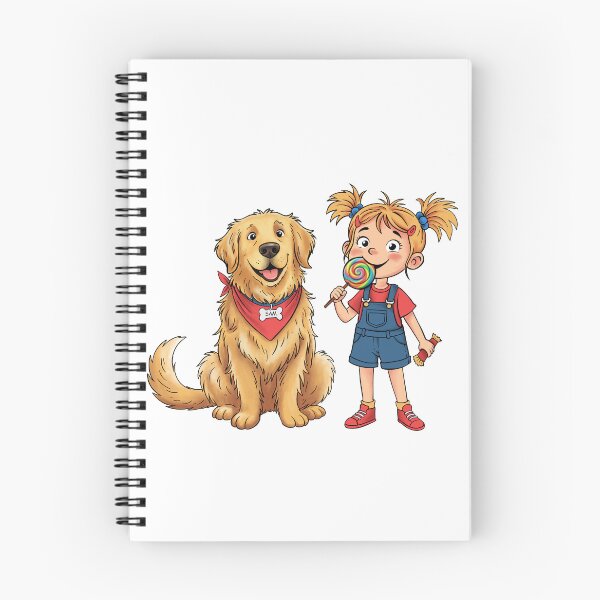 Item preview, Sam the Golden Retriever and Little Girl designed and sold by Othala888.