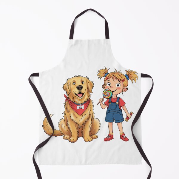 Item preview, Sam the Golden Retriever and Little Girl designed and sold by Othala888.