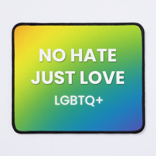Item preview, No Hate Just Love LGBTQ+ Phone Case - Rainbow Gradient Pride Aesthetic Gift designed and sold by PharaonicArtist.