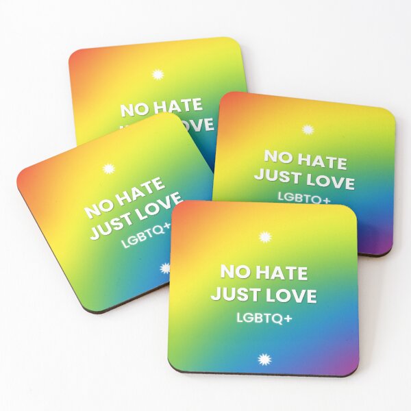 Item preview, No Hate Just Love LGBTQ+ Phone Case - Rainbow Gradient Pride Aesthetic Gift designed and sold by PharaonicArtist.