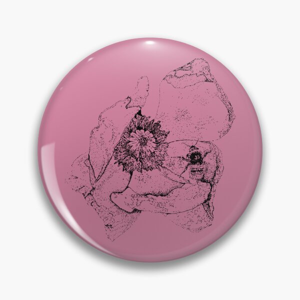 Item preview, Poppy and Bee - (#D6809F) designed and sold by The Stippler Process.