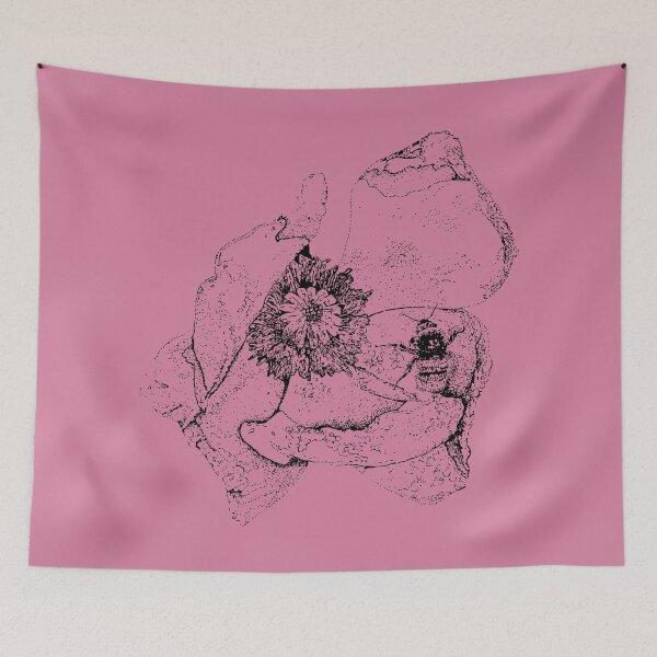 Item preview, Poppy and Bee - (#D6809F) designed and sold by The Stippler Process.