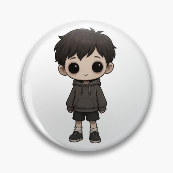 Item preview, Black-Eyed Children Cryptid Mascot Design designed and sold by The Dark Files.