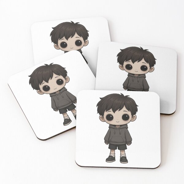 Item preview, Black-Eyed Children Cryptid Mascot Design designed and sold by The Dark Files.