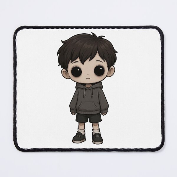 Item preview, Black-Eyed Children Cryptid Mascot Design designed and sold by The Dark Files.