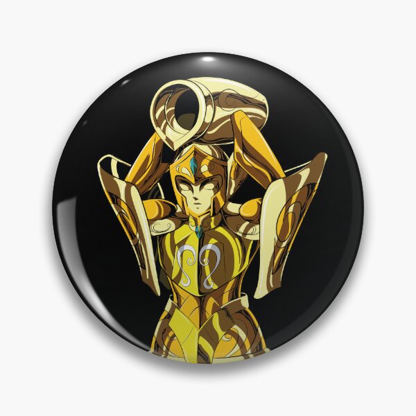 Item preview, Aquarius Gold Saint Armor Anime Poster Illustration designed and sold by rabardock.
