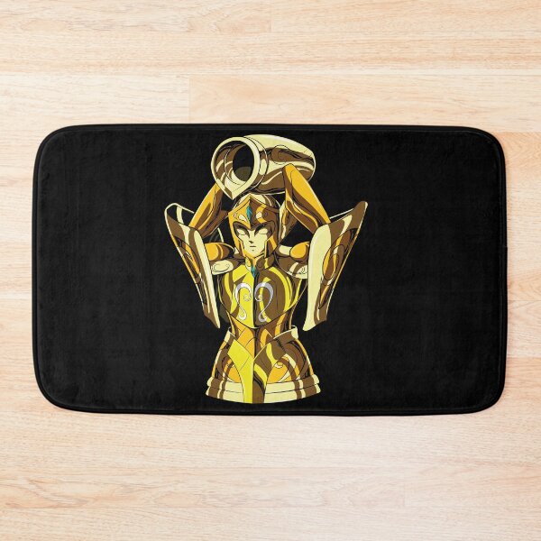 Item preview, Aquarius Gold Saint Armor Anime Poster Illustration designed and sold by rabardock.