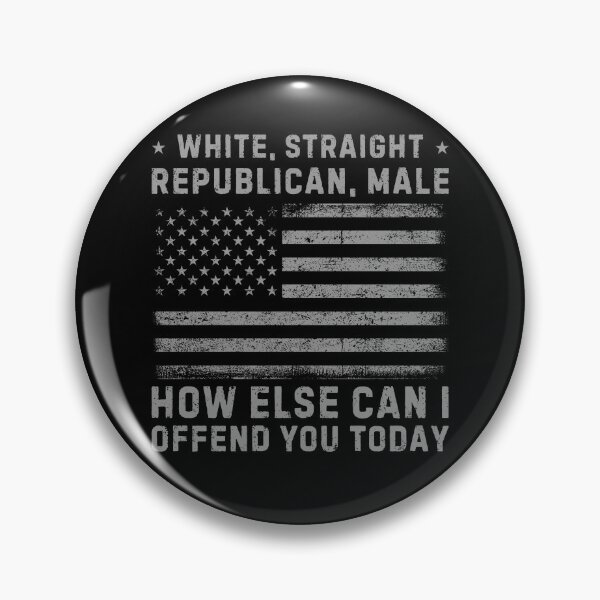 Item preview, White Straight Republican Male Funny designed and sold by nosu-art-pod.