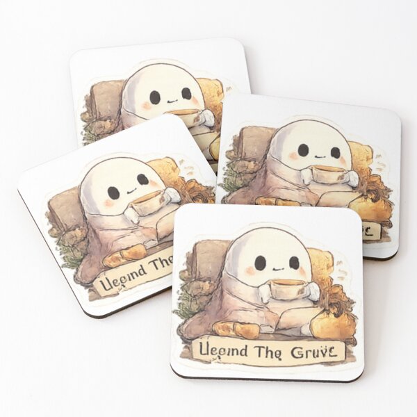 Item preview, Unwind The Grave Cute Ghost Cozy Blanket designed and sold by GUINewAlex.