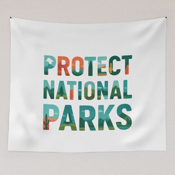 Item preview, Protect National Parks Conservation Nature Lover Outdoors designed and sold by JonesFlora2025.