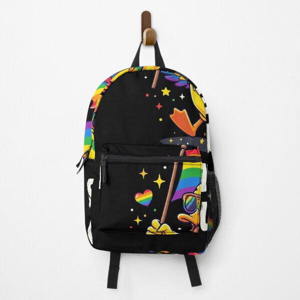 Item preview, Feathered & Fabulous Duck LGBTQ Pride Flag designed and sold by snowry.
