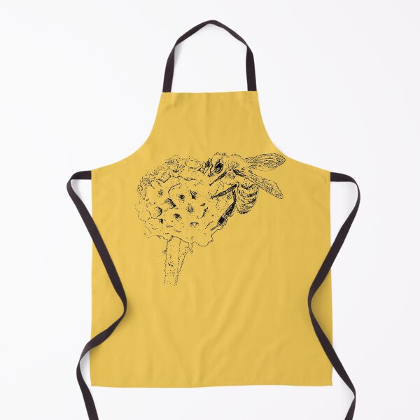 Item preview, Honey Bee on Golden Buddleia - (#F8CC53) designed and sold by The Stippler Process.