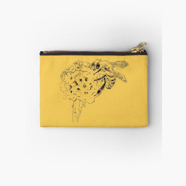 Item preview, Honey Bee on Golden Buddleia - (#F8CC53) designed and sold by The Stippler Process.
