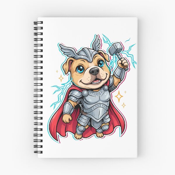 Item preview, Pitbull Superhero God of Thunder designed and sold by whinkester.