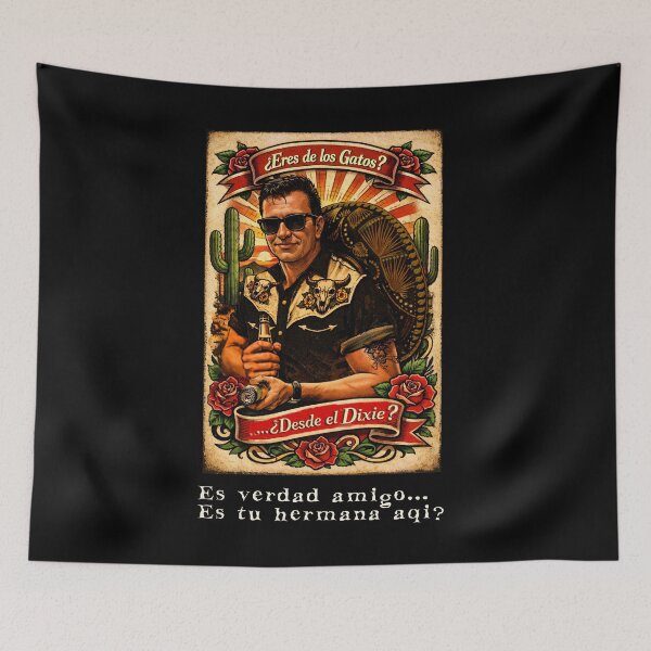 Item preview, Rockabilly Cat on a Sombrero Run – Mischief in Mexico  designed and sold by Larry Oates.