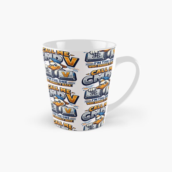 Item preview, Call Me CMD V Funny Copy Paste Duck Design designed and sold by TeeTimeTreasure.