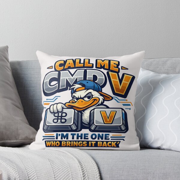 Item preview, Call Me CMD V Funny Copy Paste Duck Design designed and sold by TeeTimeTreasure.