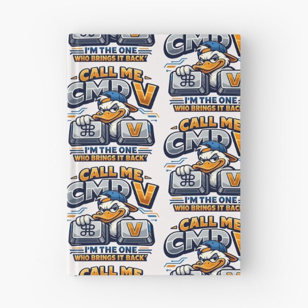 Item preview, Call Me CMD V Funny Copy Paste Duck Design designed and sold by TeeTimeTreasure.