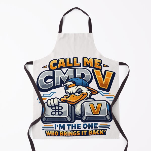 Item preview, Call Me CMD V Funny Copy Paste Duck Design designed and sold by TeeTimeTreasure.