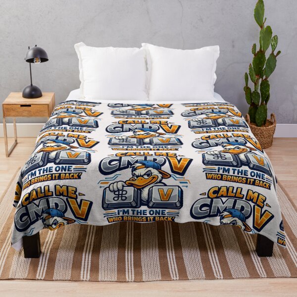Item preview, Call Me CMD V Funny Copy Paste Duck Design designed and sold by TeeTimeTreasure.