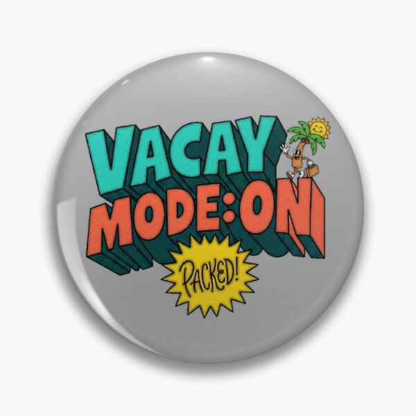 Item preview, Vacay Mode On Packed Retro Summer Graphic  — Funny Vacation Attitude Summer designed and sold by SkTee2k.