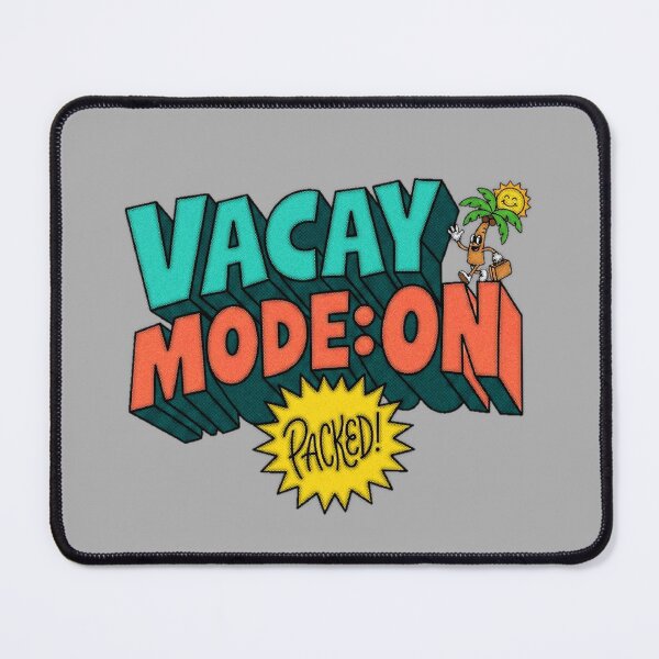 Item preview, Vacay Mode On Packed Retro Summer Graphic — Funny Vacation Attitude Summer designed and sold by SkTee2k.