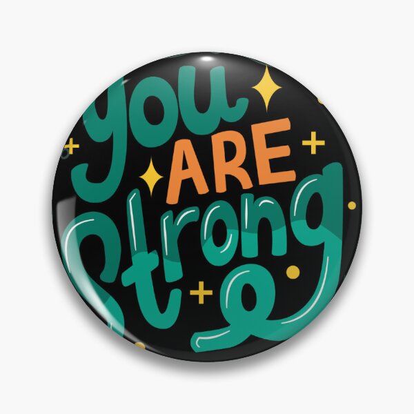 Item preview, You Are Strong - Motivational Typography & Botanical Wreath designed and sold by lalit0767.