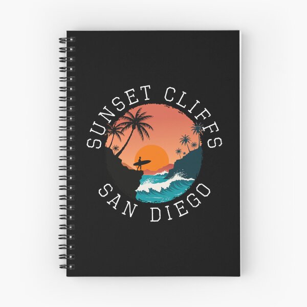 Item preview, Sunset Cliffs – San Diego (with White Lettering) designed and sold by VelvetRoom.