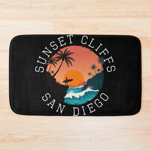 Item preview, Sunset Cliffs – San Diego (with White Lettering) designed and sold by VelvetRoom.