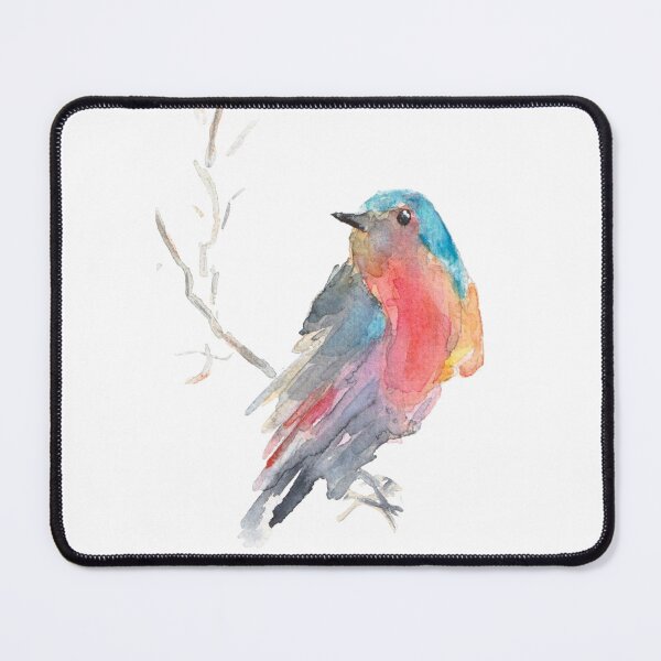 Item preview, Robin in watercolor designed and sold by CalmaWatercolor.