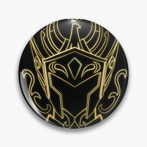 Item preview, Aquarius Armor Linear Gold Saint Anime Poster Illustration designed and sold by rabardock.