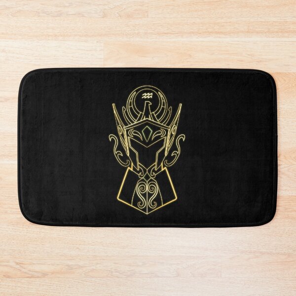 Item preview, Aquarius Armor Linear Gold Saint Anime Poster Illustration designed and sold by rabardock.