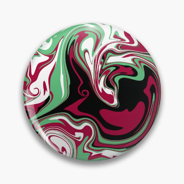Item preview, Abstract green and pink liquid art, liquid swirl designed and sold by NadiaChevrel.