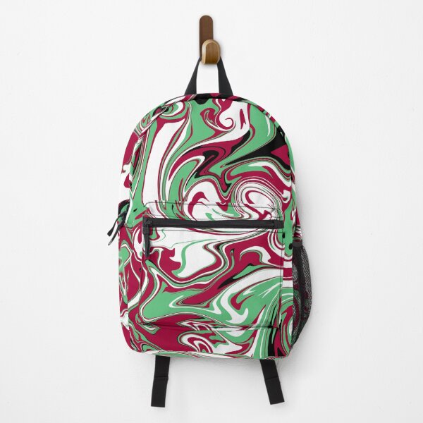 Item preview, Abstract green and pink liquid art, liquid swirl designed and sold by NadiaChevrel.