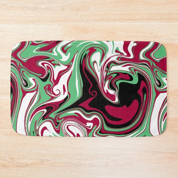 Item preview, Abstract green and pink liquid art, liquid swirl designed and sold by NadiaChevrel.
