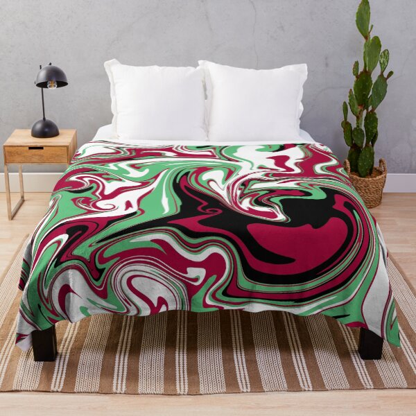 Item preview, Abstract green and pink liquid art, liquid swirl designed and sold by NadiaChevrel.