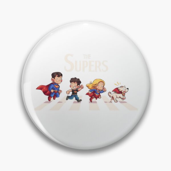 Item preview, The Supers Abbey Road Parody | Superman Family Cute Fan Art designed and sold by NDrake31.