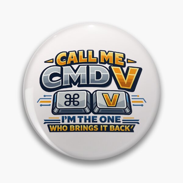 Item preview, Call Me CMD V Funny Copy Paste Shortcut Design designed and sold by TeeTimeTreasure.