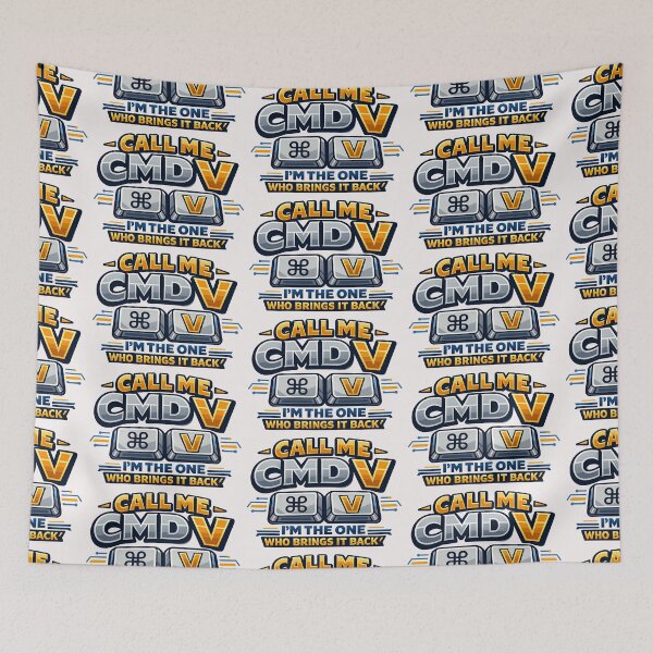 Item preview, Call Me CMD V Funny Copy Paste Shortcut Design designed and sold by TeeTimeTreasure.
