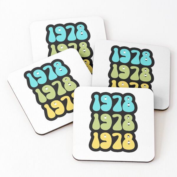 Item preview, 1978 Retro Birthday Typography Design designed and sold by variant designer.