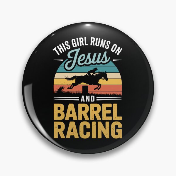 Item preview, This girl runs on Jesus and barrel racing designed and sold by jkrphoto.