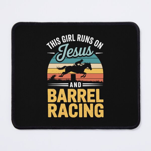 Item preview, This girl runs on Jesus and barrel racing designed and sold by jkrphoto.