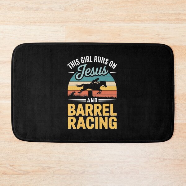 Item preview, This girl runs on Jesus and barrel racing designed and sold by jkrphoto.