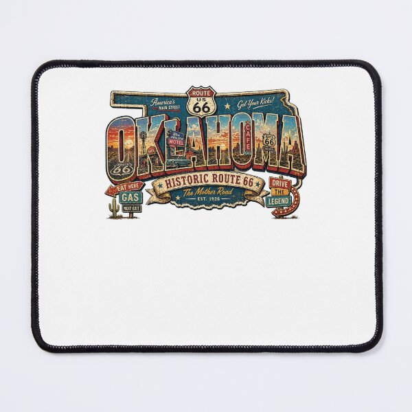 Item preview, Oklahoma Historic Route 66 Vintage Route 66 100 Years Anniversary designed and sold by ostenlee.